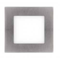 Downlight panel LED Cuadrado 92x92mm Niquel 4W